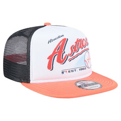 Houston Astros New Era Retro Script Trucker 9FIFTY Snapback Hat | MLB Online