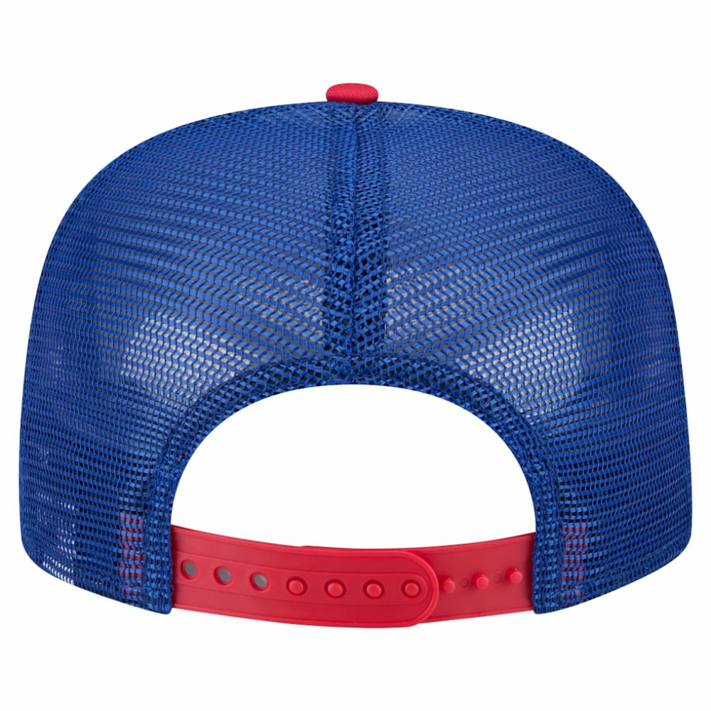 Chicago Cubs New Era Retro Script Trucker 9FIFTY Snapback Hat | MLB Near me