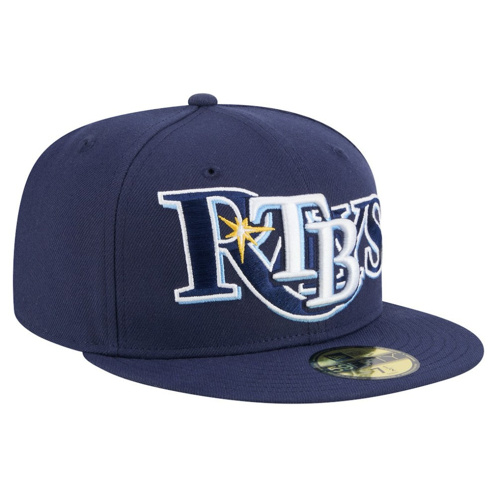 Tampa Bay Rays New Era Overlap 59FIFTY Fitted Hat | MLB US