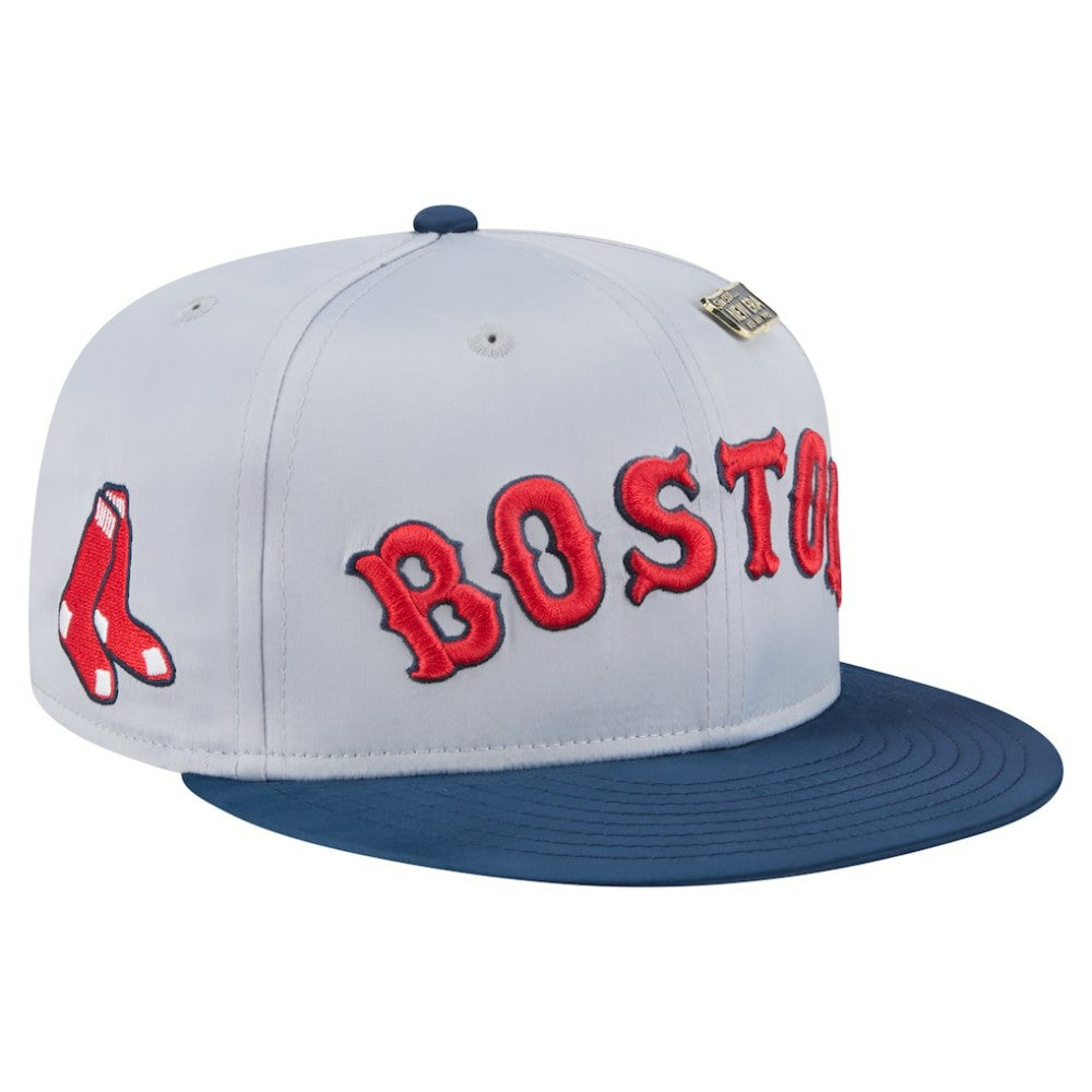 Boston Red Sox New Era Satin 59FIFTY Fitted Hat | MLB Discount