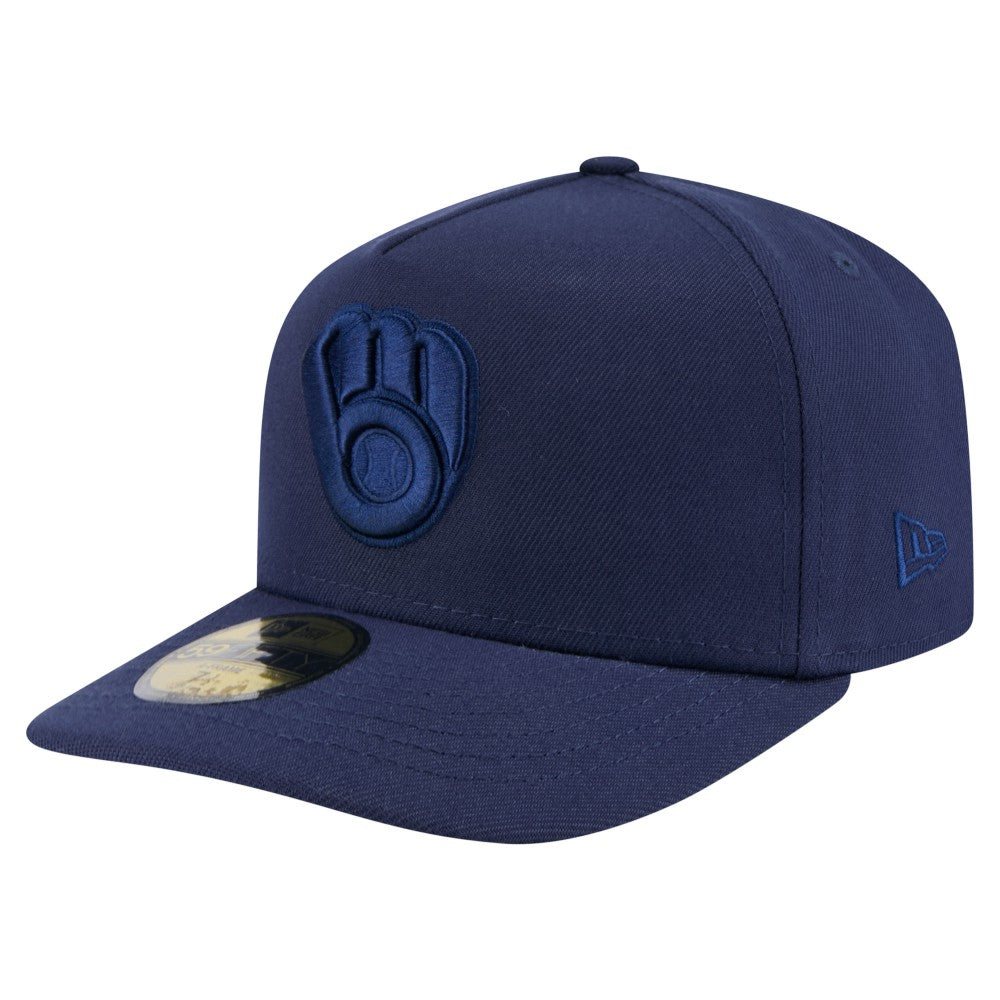 Milwaukee Brewers New Era Color Pack A-Frame 59FIFTY Fitted Hat | MLB Shop