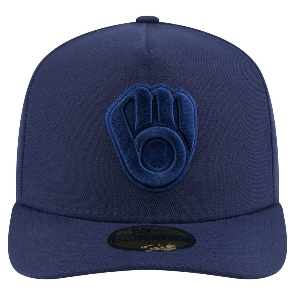 Milwaukee Brewers New Era Color Pack A-Frame 59FIFTY Fitted Hat | MLB Shop