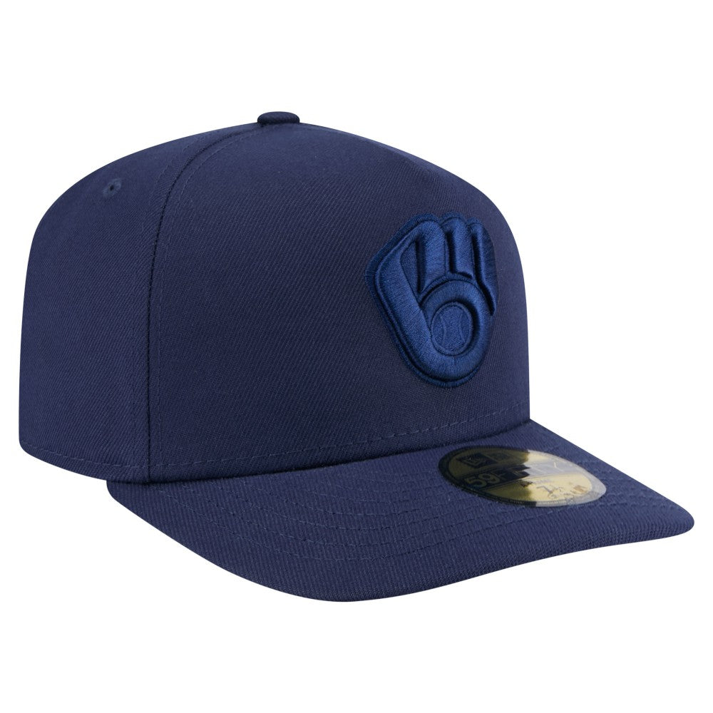 Milwaukee Brewers New Era Color Pack A-Frame 59FIFTY Fitted Hat | MLB Shop