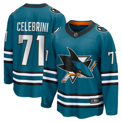Macklin Celebrini San Jose Sharks Fanatics Home Breakaway Jersey – Teal Online