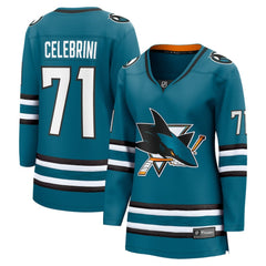 Macklin Celebrini San Jose Sharks Fanatics Women's Home Breakaway Jersey – Teal On Sale