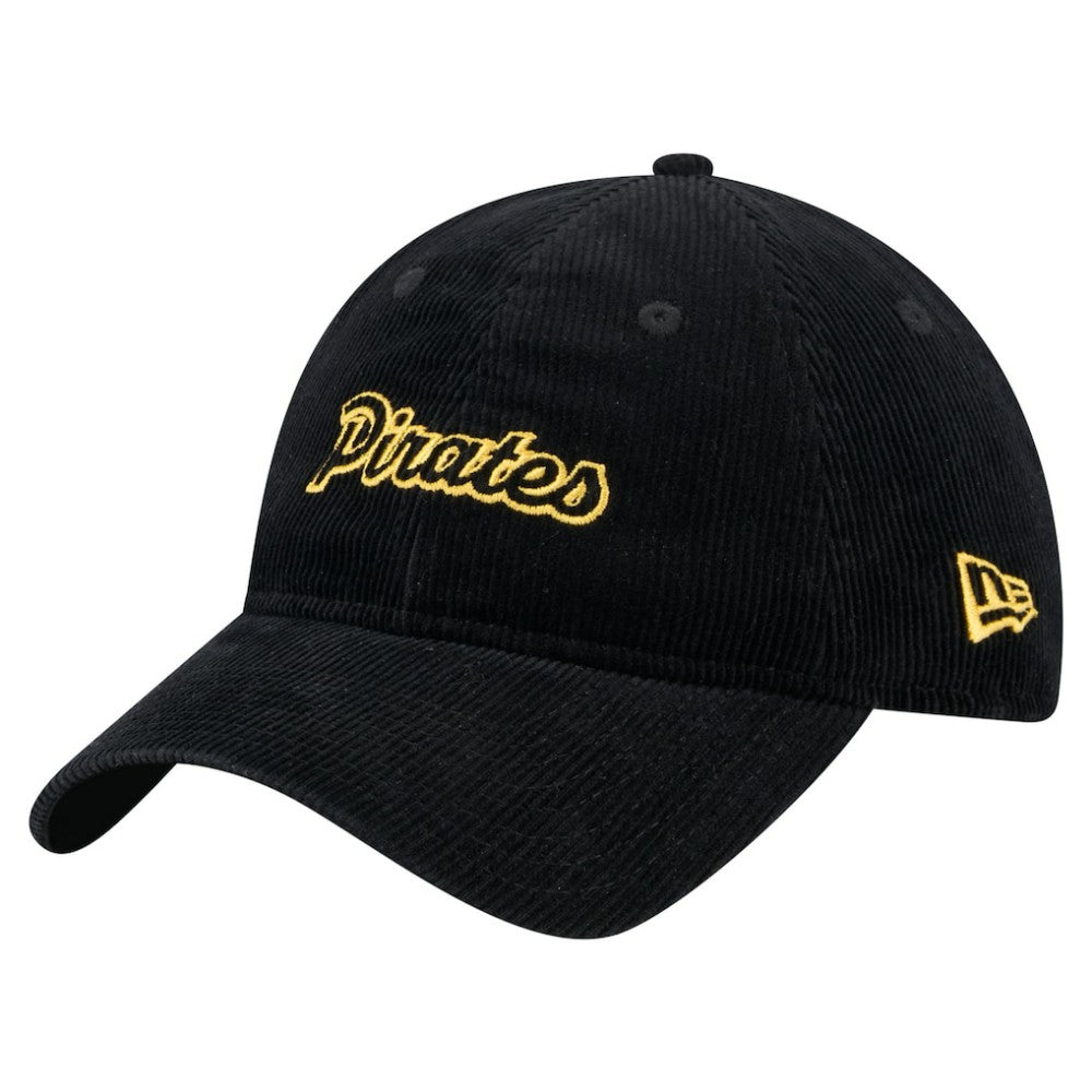 Pittsburgh Pirates New Era Women's Corduroy 9TWENTY Adjustable Hat | MLB Discount