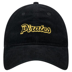 Pittsburgh Pirates New Era Women's Corduroy 9TWENTY Adjustable Hat | MLB Discount