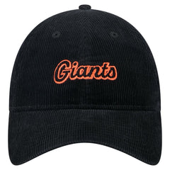 San Francisco Giants New Era Women's Corduroy 9TWENTY Adjustable Hat | MLB On Sale
