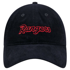 Texas Rangers New Era Women's Corduroy 9TWENTY Adjustable Hat | MLB New