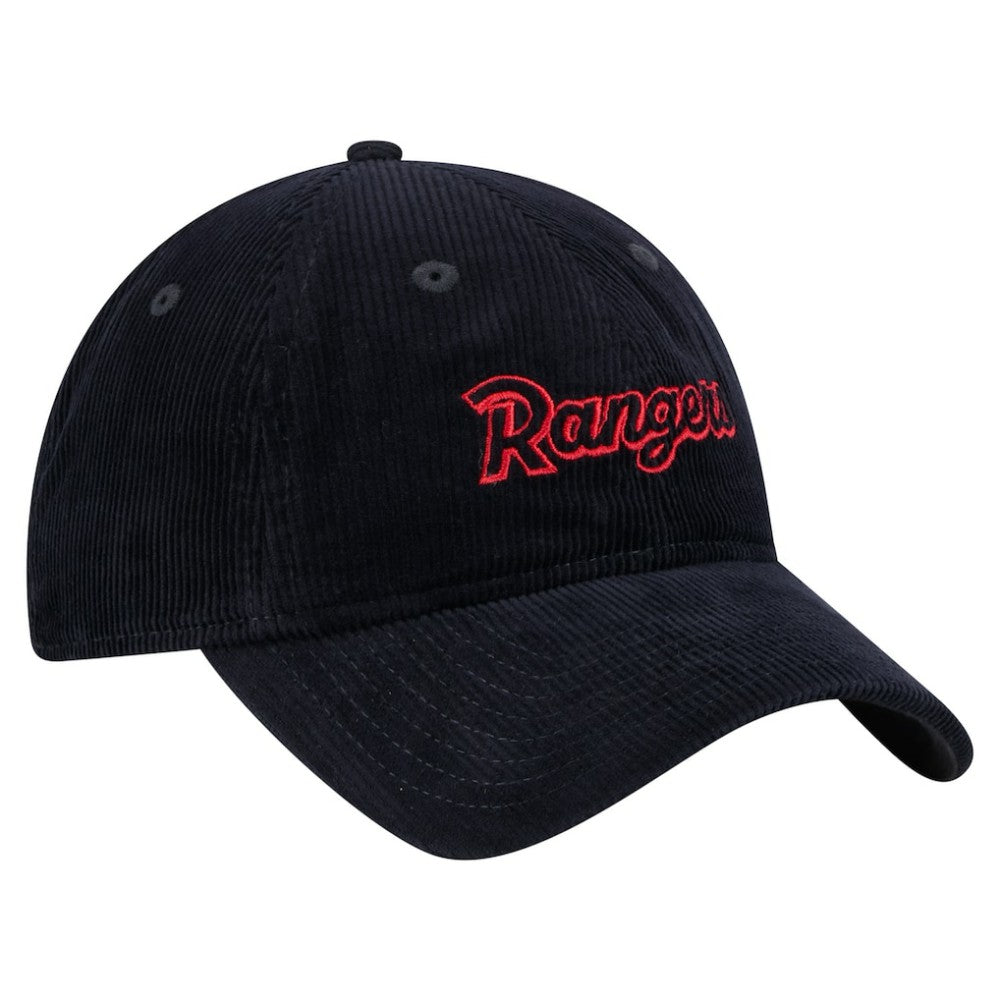 Texas Rangers New Era Women's Corduroy 9TWENTY Adjustable Hat | MLB New