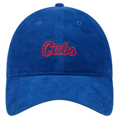 Chicago Cubs New Era Women's Corduroy 9TWENTY Adjustable Hat | MLB For sale