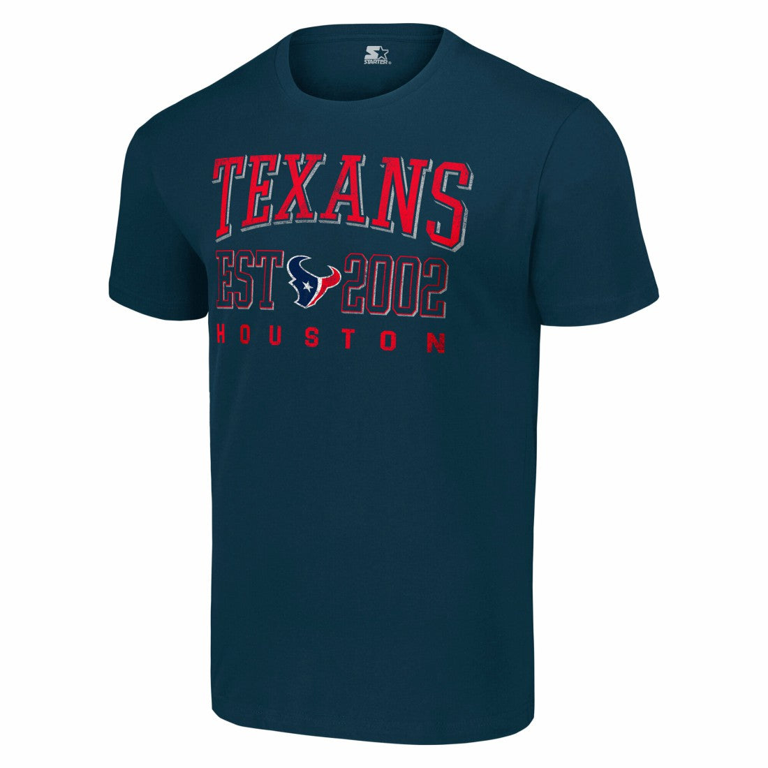 Houston Texans  Starter Distressed Graphic T-Shirt