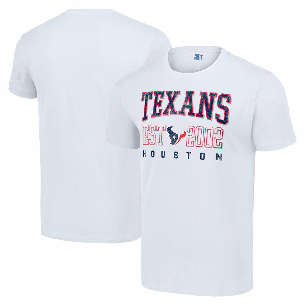 Houston Texans  Starter Distressed Graphic T-Shirt