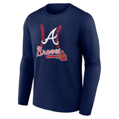 Atlanta Braves Fastball Long Sleeve T-Shirt | MLB For sale
