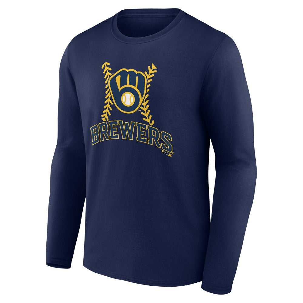 Milwaukee Brewers Fastball Long Sleeve T-Shirt | MLB On Sale