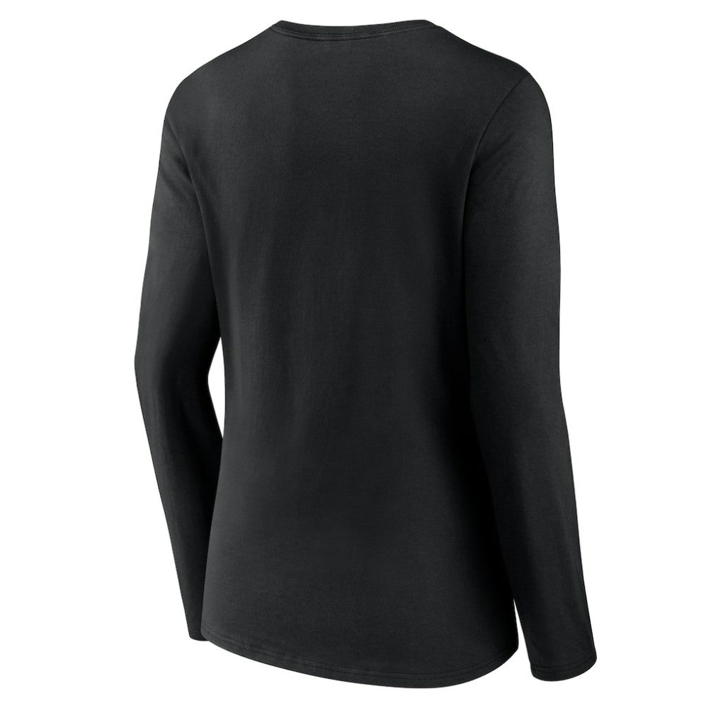 Los Angeles Dodgers Women's Fastball Long Sleeve V-Neck T-Shirt | MLB Outlet