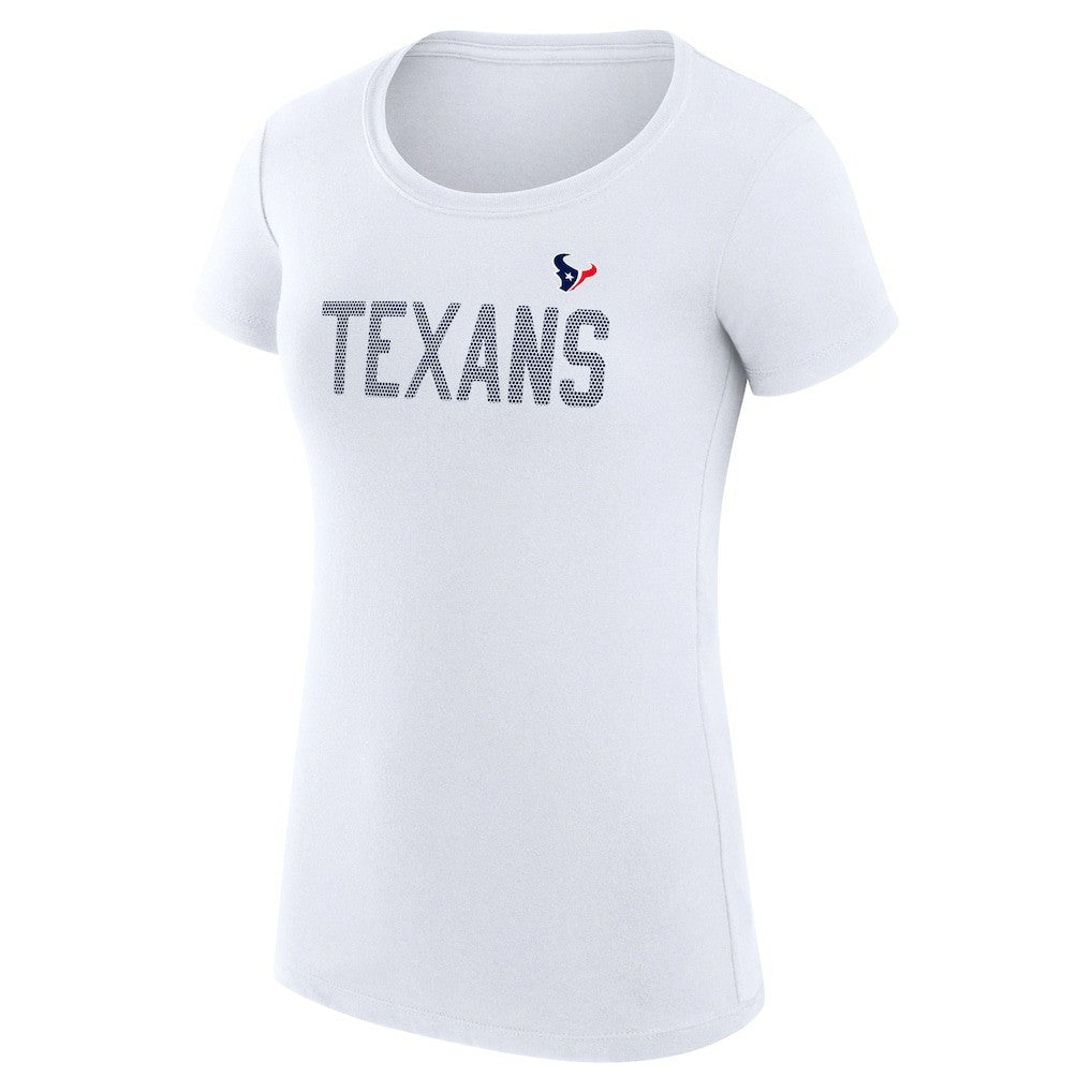 Houston Texans  G-III 4Her by Carl Banks Women's Super-Slim Fit Lightweight Dot Print T-Shirt