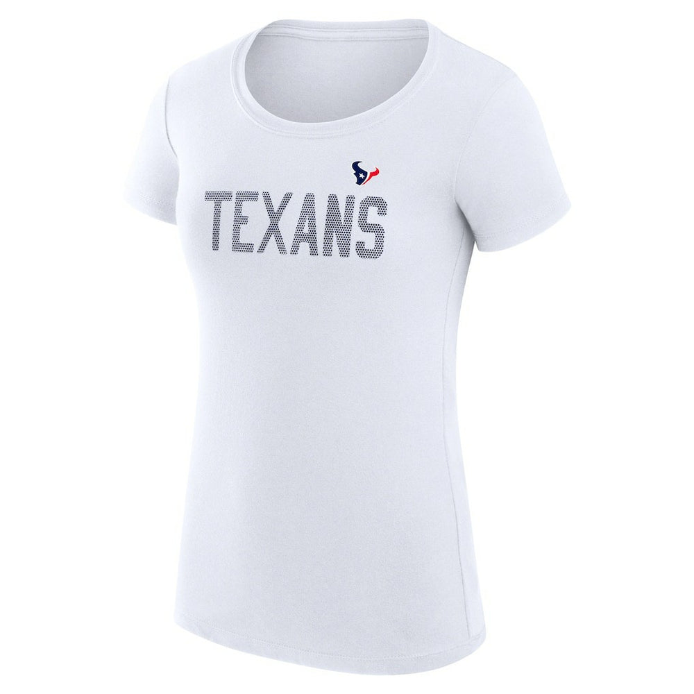 Houston Texans  G-III 4Her by Carl Banks Women's Super-Slim Fit Lightweight Dot Print T-Shirt