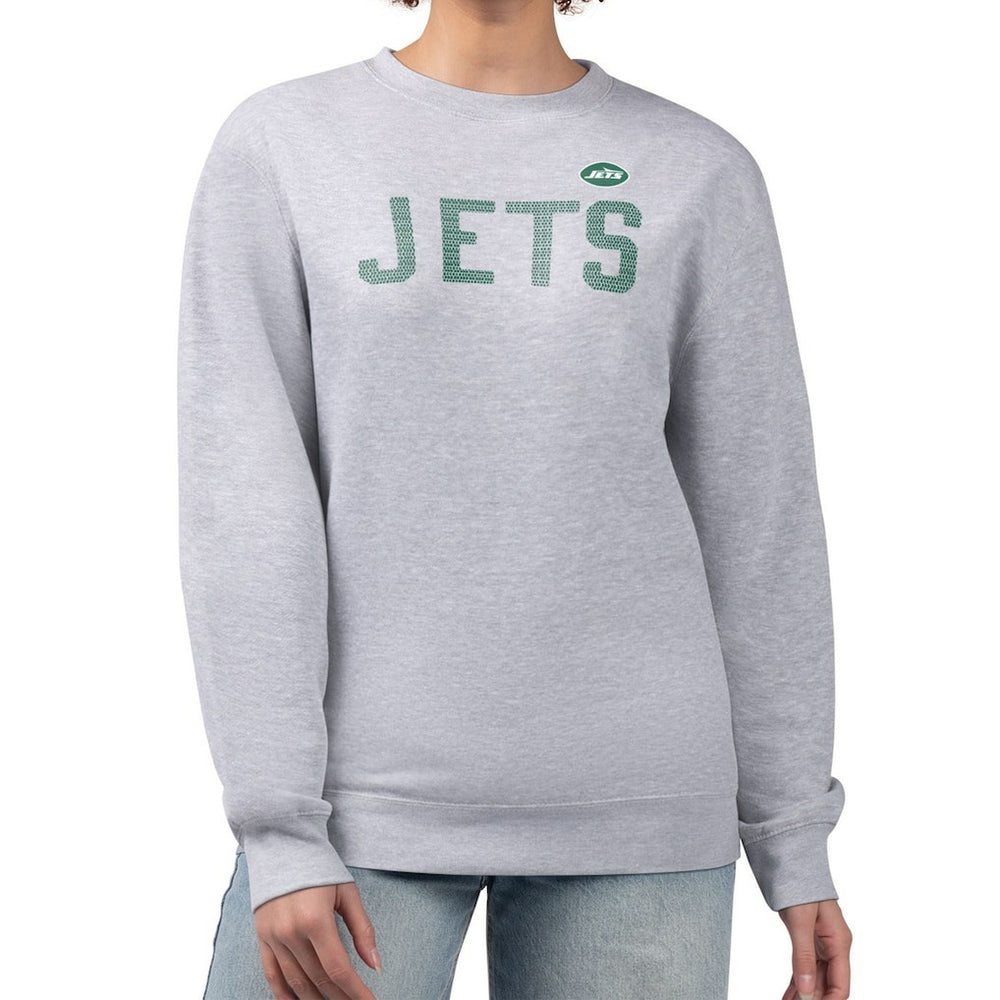 New York Jets  G-III 4Her by Carl Banks Women's Dot Print Fleece Pullover Sweatshirt