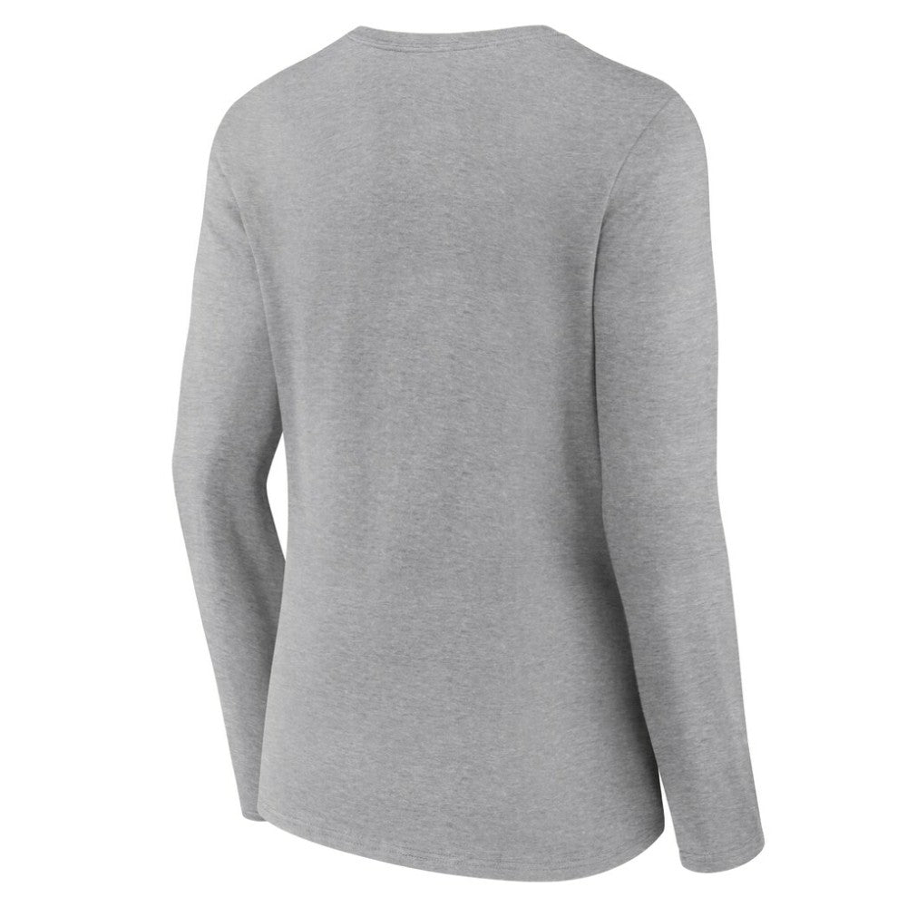 Philadelphia Phillies Women's Fastball Long Sleeve V-Neck T-Shirt | MLB New