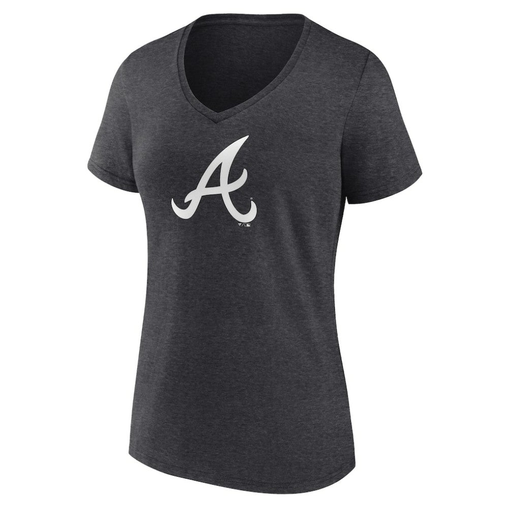 Atlanta Braves Women's Monochrome V-Neck T-Shirt | MLB Near me