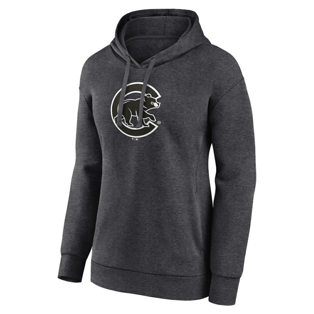 Chicago Cubs Women's Monochrome Pullover Hoodie | MLB For sale