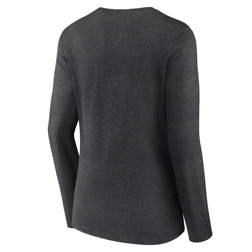 Cincinnati Reds Women's Monochrome Long Sleeve V-Neck T-Shirt | MLB New