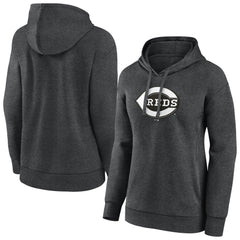 Cincinnati Reds Women's Monochrome Pullover Hoodie | MLB Discount