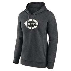 Cincinnati Reds Women's Monochrome Pullover Hoodie | MLB Discount