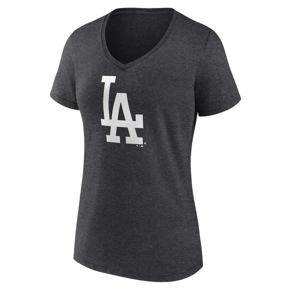Los Angeles Dodgers Women's Monochrome V-Neck T-Shirt | MLB US