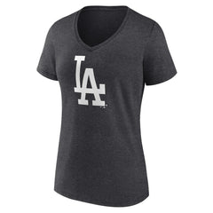 Los Angeles Dodgers Women's Monochrome V-Neck T-Shirt | MLB US