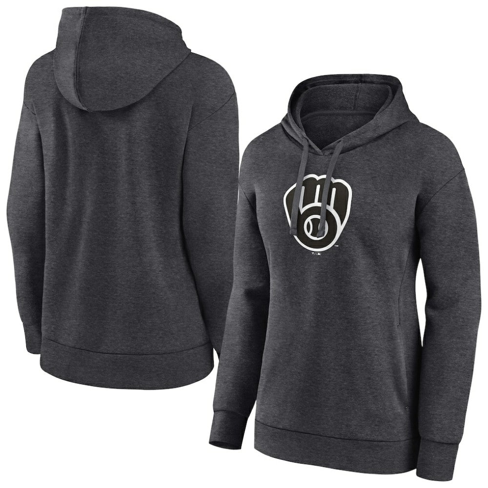 Milwaukee Brewers Women's Monochrome Pullover Hoodie | MLB US