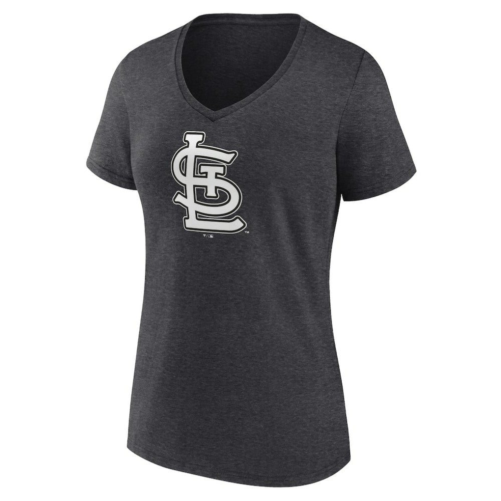 St. Louis Cardinals Women's Monochrome V-Neck T-Shirt | MLB Online