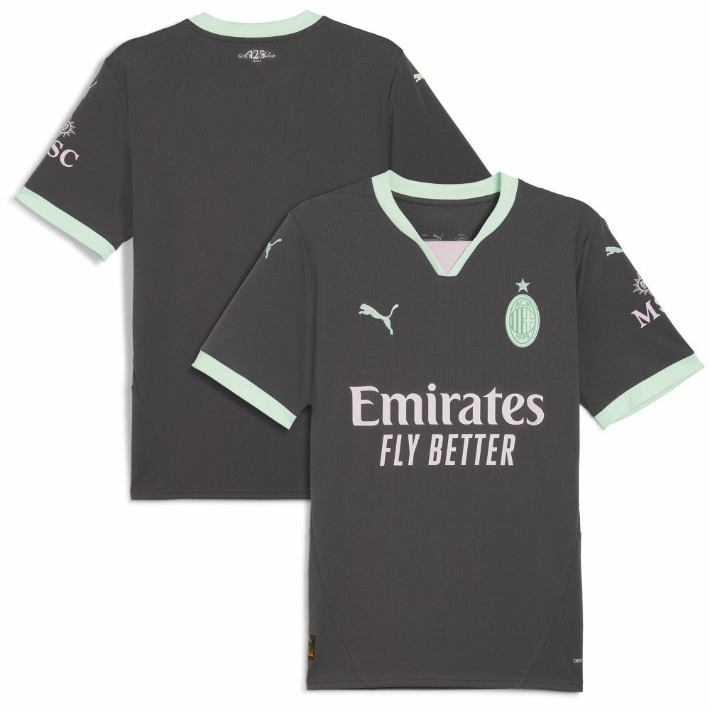 AC Milan 2024/25 Third Replica Jersey Charcoal - Puma