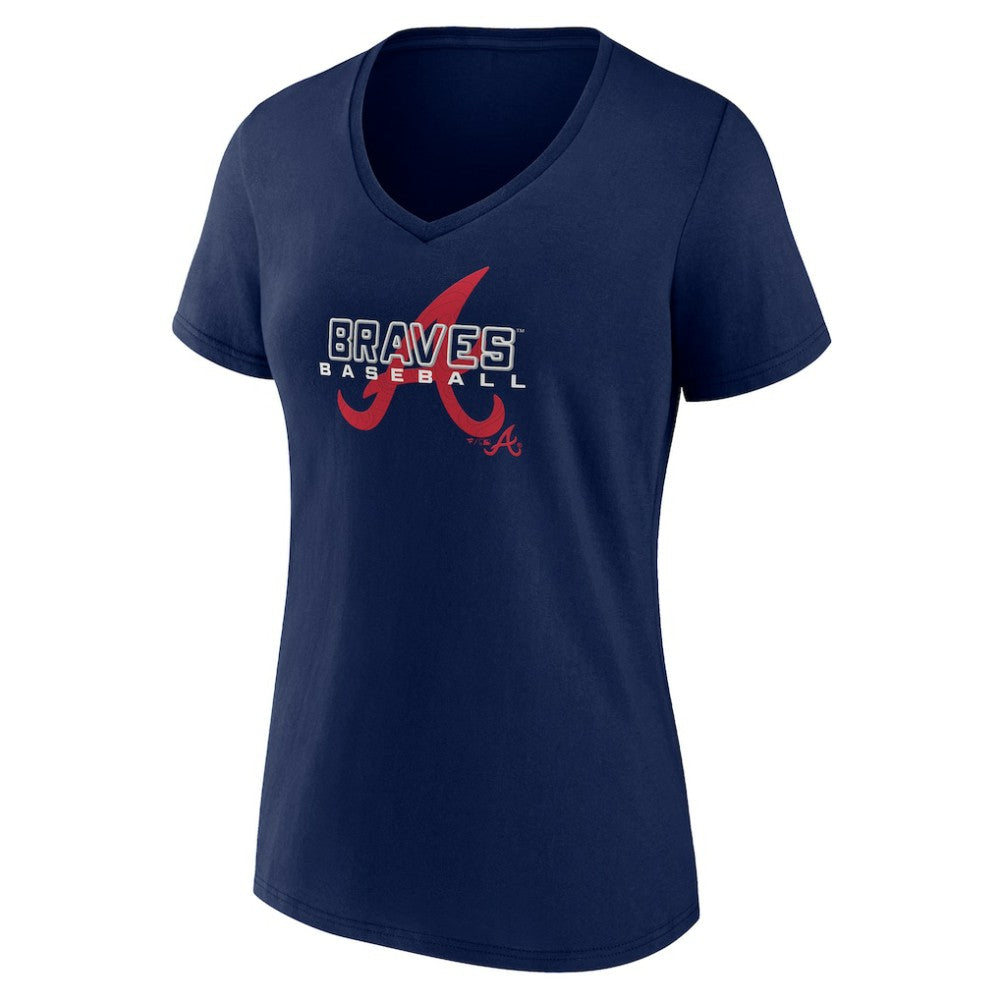 Atlanta Braves Women's Stellar V-Neck T-Shirt | MLB Online
