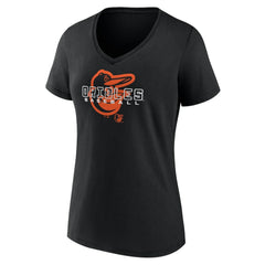 Baltimore Orioles Women's Stellar V-Neck T-Shirt | MLB US