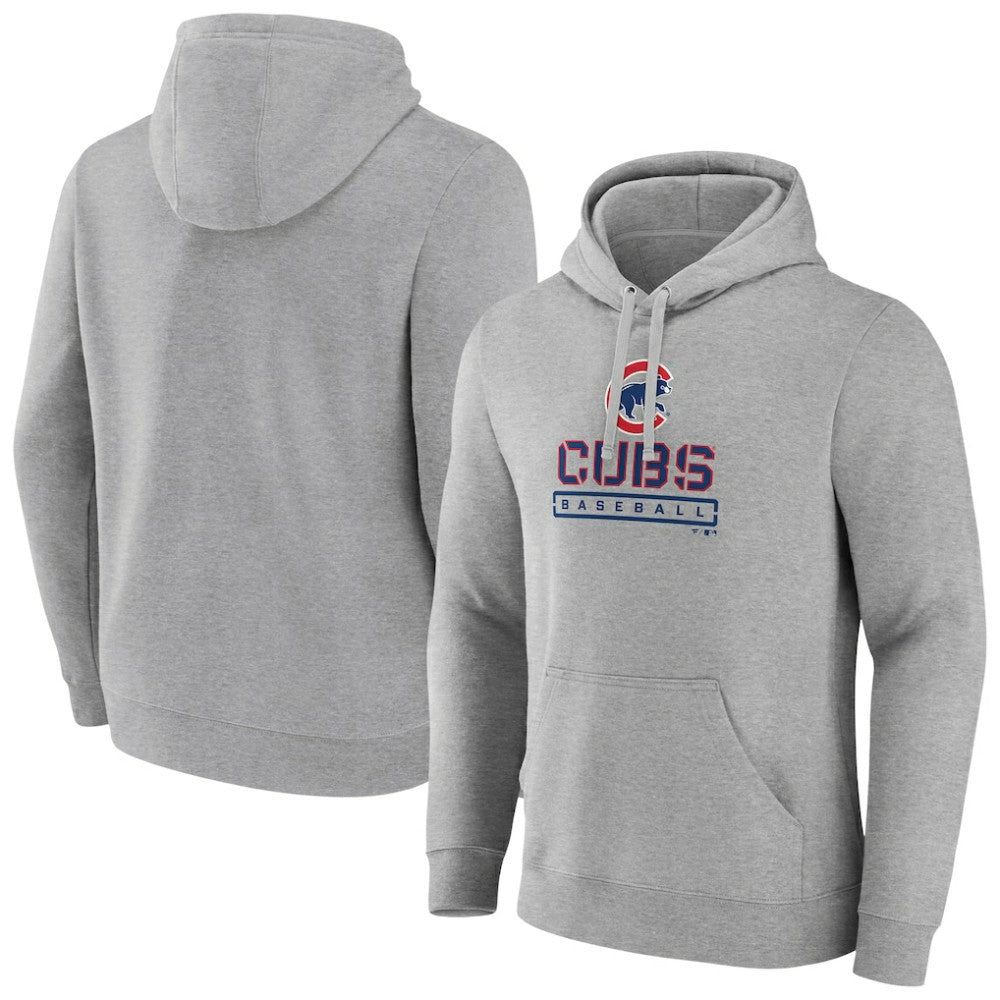 Chicago Cubs Evanston Stencil Pullover Hoodie | MLB Outlet