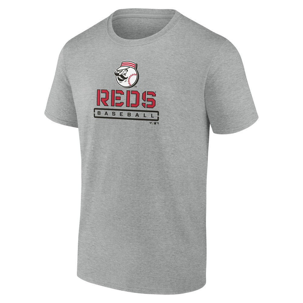 Cincinnati Reds Evanston Stencil T-Shirt | MLB Shop