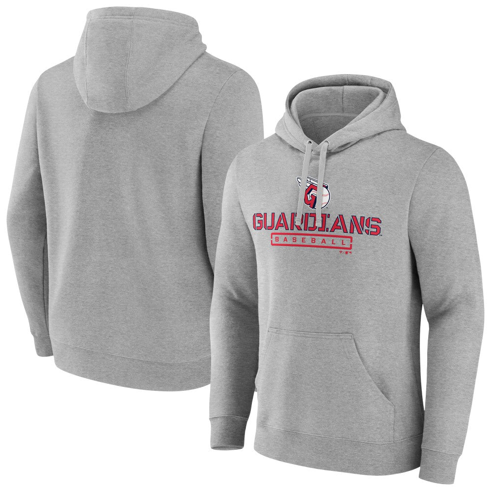 Cleveland Guardians Evanston Stencil Pullover Hoodie | MLB Discount
