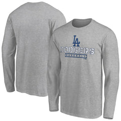Los Angeles Dodgers Evanston Stencil Long Sleeve T-Shirt | MLB For sale