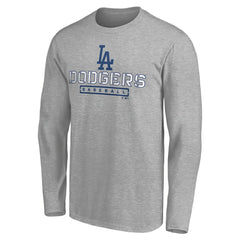 Los Angeles Dodgers Evanston Stencil Long Sleeve T-Shirt | MLB For sale