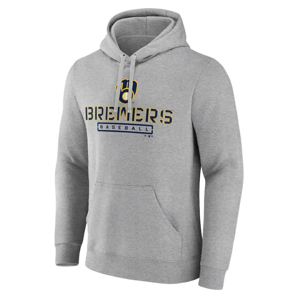 Milwaukee Brewers Evanston Stencil Pullover Hoodie | MLB Outlet