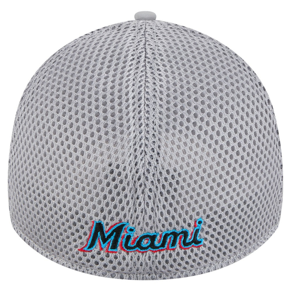 Miami Marlins New Era Linear 39THIRTY Flex Hat | MLB On Sale