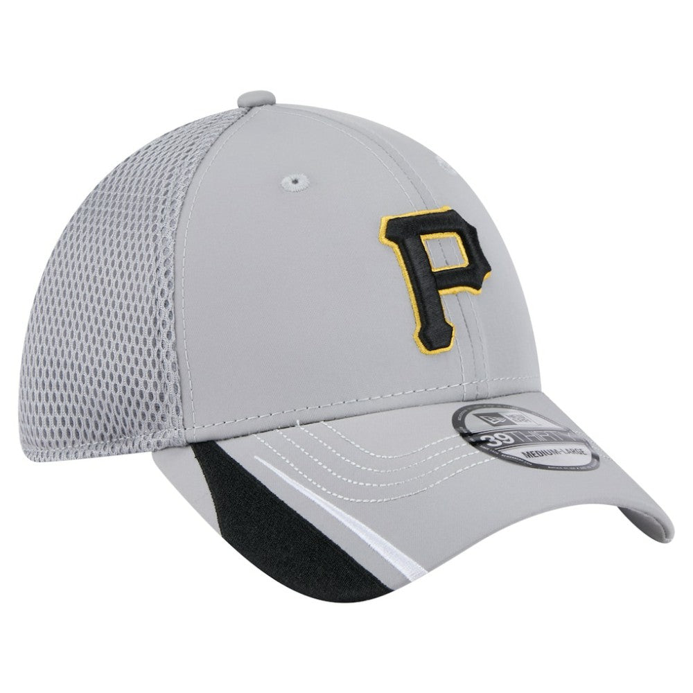 Pittsburgh Pirates New Era Linear 39THIRTY Flex Hat | MLB Outlet