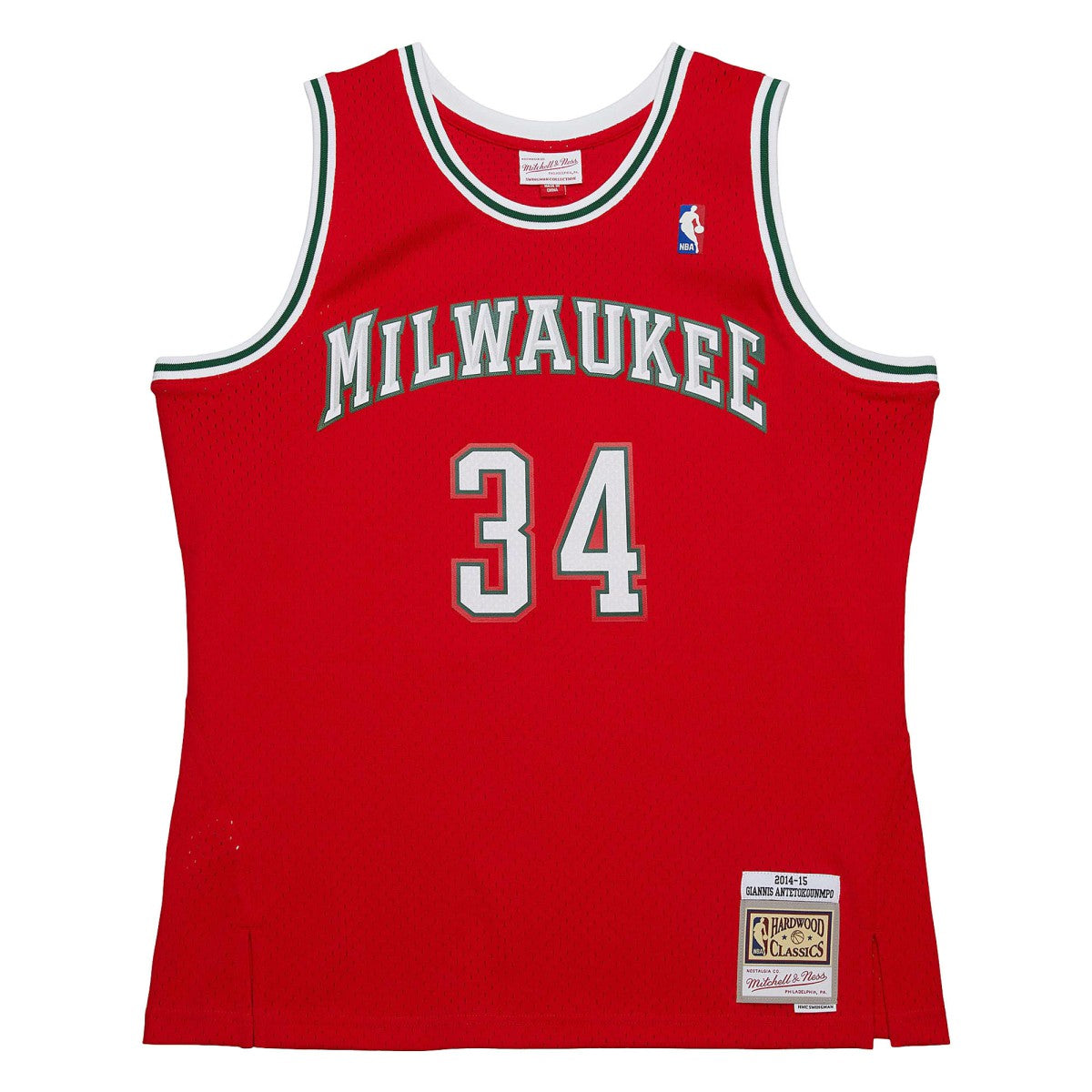Giannis Antetokounmpo Milwaukee Bucks 2014/15 Hardwood Classics Swingman Jersey Discount