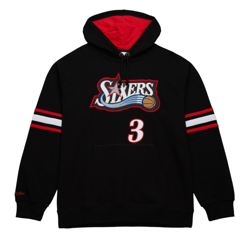Allen Iverson Philadelphia 76ers Name & Number Pullover Hoodie New