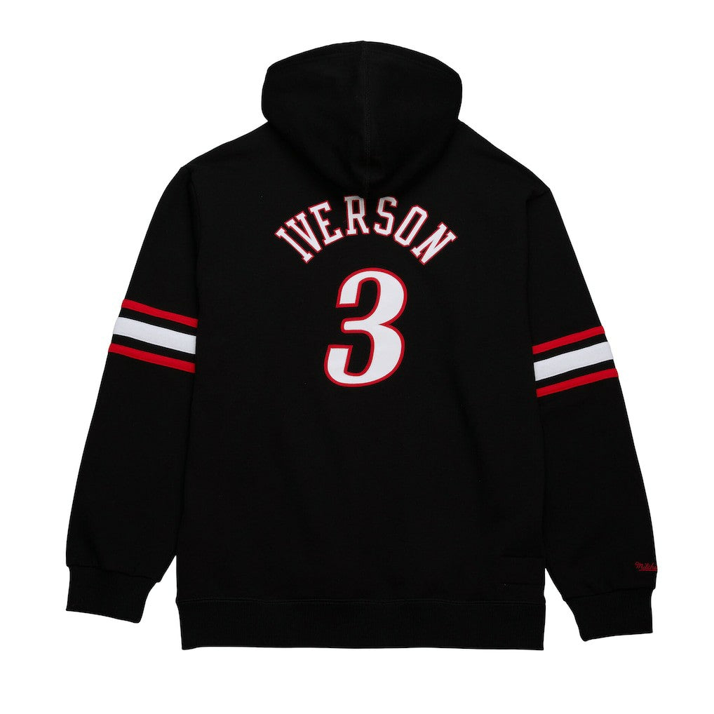 Allen Iverson Philadelphia 76ers Name & Number Pullover Hoodie New