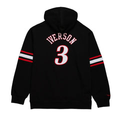 Allen Iverson Philadelphia 76ers Name & Number Pullover Hoodie New