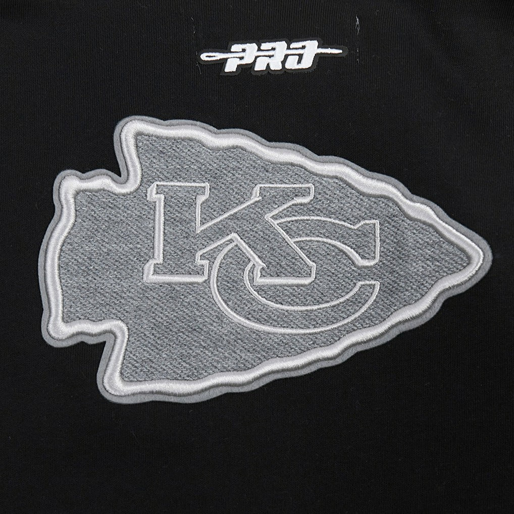 Kansas City Chiefs  Pro Standard Women's Reverse French Terry Colorblock Full-Zip Hoodie