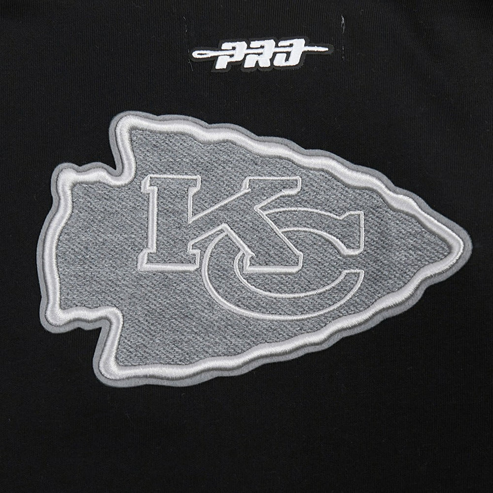 Kansas City Chiefs  Pro Standard Women's Reverse French Terry Colorblock Full-Zip Hoodie